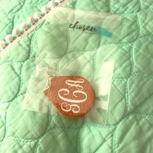 Monogrammed Earrings